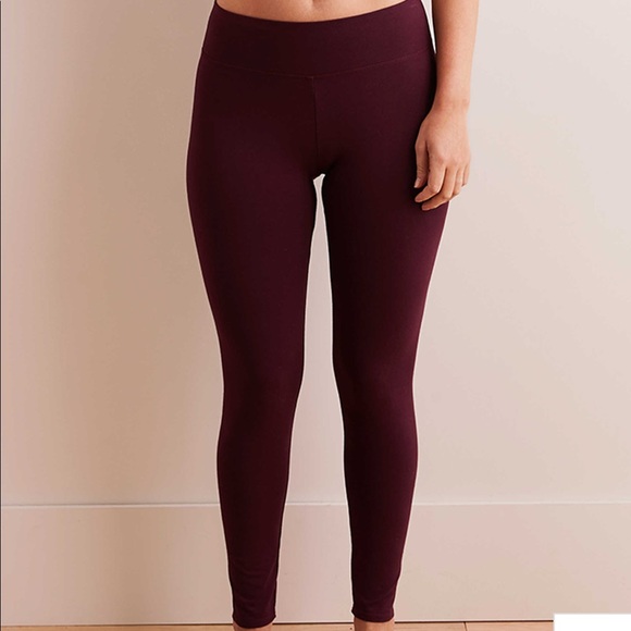 aerie Pants - Aerie chill leggings - deep plum
